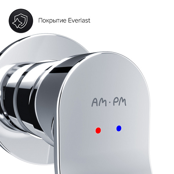 F85A72600 X-Joy, смеситель д/умывальника, монтируемый в стену, хром, шт.