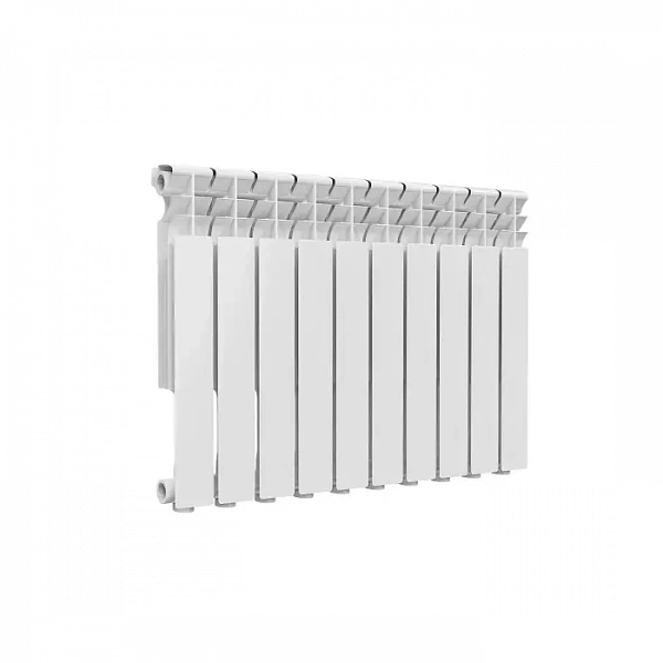 Радиатор алюминиевый Delta Plus 500 10 секций Qну=1340 Вт RAL 9016 (белый) Ogint .