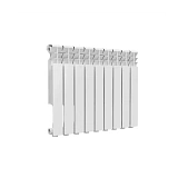 Радиатор алюминиевый Delta Plus 500 9 секций Qну=1206 Вт RAL 9016 (белый) Ogint .