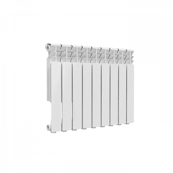 Радиатор алюминиевый Delta Plus 500 9 секций Qну=1206 Вт RAL 9016 (белый) Ogint .