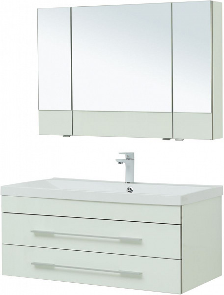 Мебель для ванной Aquanet Верона 100 белый (раковина Нота 284116) 00287649