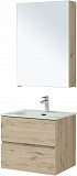 Мебель для ванной Aquanet Алвита New 60 2 ящика, дуб веллингтон белый 00274209