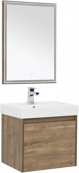 Мебель для ванной Aquanet Nova Lite 60 дуб рустикальный (1 ящик) 00254215