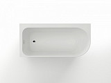 Ванна акриловая Azario LUTON 1700x800x580 свободностоящая, в комплекте с сифоном и металлической рамой, ЛЕВАЯ, белая (LUT17080 L)