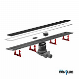 Душевой лоток Pestan Confluo Premium Line 950 Black Glass