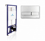 Инсталляция DUNE 1200 SL с клавишей NEON Chrome