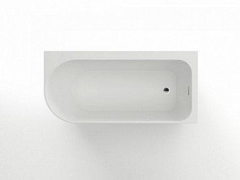 Ванна акриловая Azario LUTON 1700x800x580, свободностоящая, в комплекте с сифоном и металлической рамой, ПРАВАЯ, белая ( LUT17080 R )