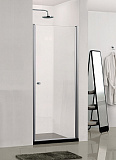 Распашная дверь Azario ALBERTA 800х1900, 6 мм, цвет профиля серебро