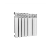 Радиатор алюминиевый Alpha 500 8 секций Qну=1480 Вт RAL 9016 (белый) Ogint