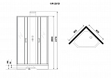 Душ.каб. GR251D (90*90*217) GROSSMAN ELEGANS  6 мест