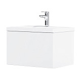 M90FHX06021WG GEM, База под раковину, подвесная, 60 см, 1 ящик push-to-open, цвет: белый, глянец