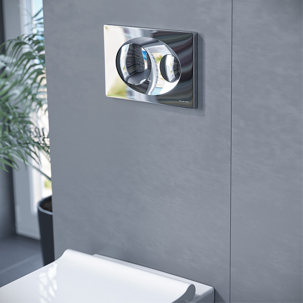 Комплект KOLLER POOL для монтажа  подвесного унитаза: Инсталляция Alcora ST 1200 с клавишей GRACE Chrome, Унитаз ORION Rimless, сиденье дюропласт: SoftClose, Take Off, антибактериальное покрытие, система «Антивсплеск»