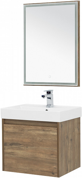 Мебель для ванной Aquanet Nova Lite 60 дуб рустикальный (1 ящик) 00254215