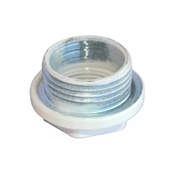 Заглушка (пробка) глухая 1" правая резьба для алюминиевых и биметаллических радиаторов с прокладкой Ogint