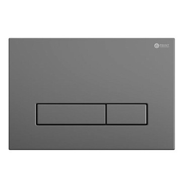 Клавиша смыва Point Меркурий PN44831GM для инсталляции, графит