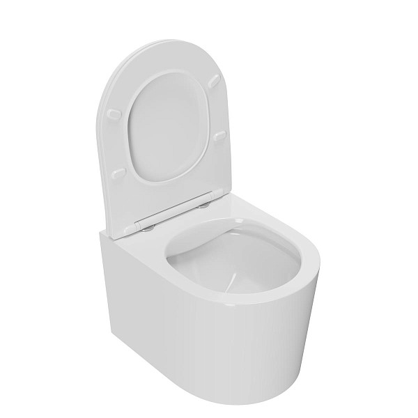 Сет: OLI 120 ECO Sanitarblock pneumatic+Панель KARISMA,черн.soft + Унитаз Point Веста PN41701