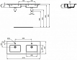 Раковина Ideal Standard Tempo 120 см E053401