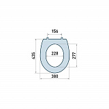 Сиденье для унитаза "KOLLER POOL" Oval S C5