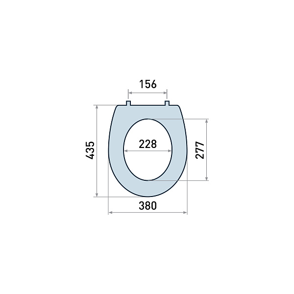 Сиденье для унитаза "KOLLER POOL" Oval S C5