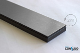 Душевой поддон под плитку Confluo Board UNI 1200 со встроенный лотком Frameless Line Black Glass 550 Pestan
