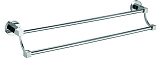 Полотенцедержатель AZARIO NESSY трубчатый двойной 58,5 см, хром (AZ-73102)