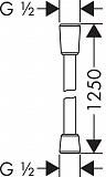 Душевой шланг Hansgrohe Isiflex'B 28272000  125 см