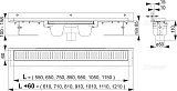 Душевой лоток AlcaPlast APZ1004-1050 Flexible Водоотводящий желоб