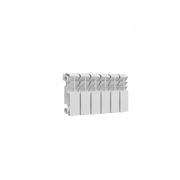 Радиатор алюминиевый Classic 200 6 секций Qну=480 Вт RAL 9016 (белый) Ogint .