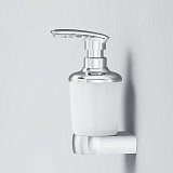 A3036900 Sensation, Стеклянный диспенсер для жидкого мыла с настенным держателем, хром, шт
