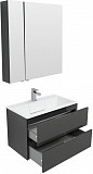 Мебель для ванной Aquanet Алвита 80 серый антрацит 00241387