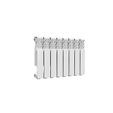 Радиатор алюминиевый Delta Plus 350 8 секций Qну=824 Вт RAL 9016 (белый) Ogint