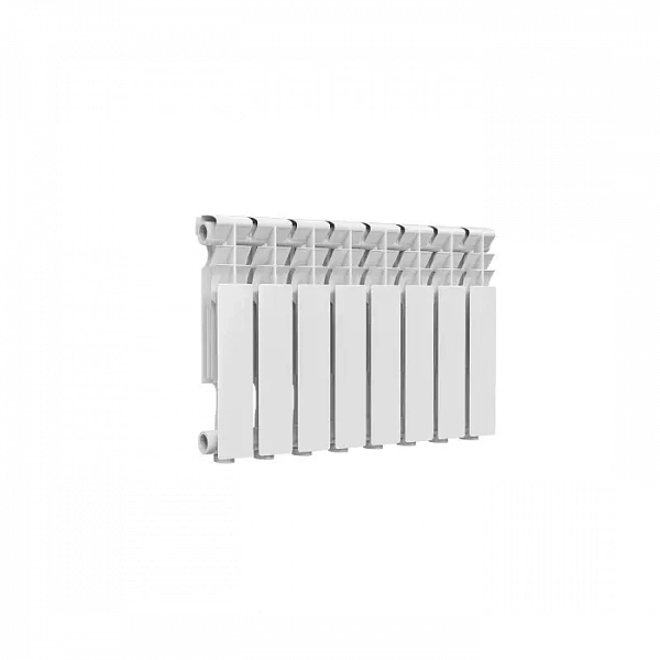 Радиатор алюминиевый Delta Plus 350 8 секций Qну=824 Вт RAL 9016 (белый) Ogint