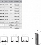 Душевая дверь раздвижная Ravak Blix BLDP4-200 блестящий+графит 0YVK0C00ZH