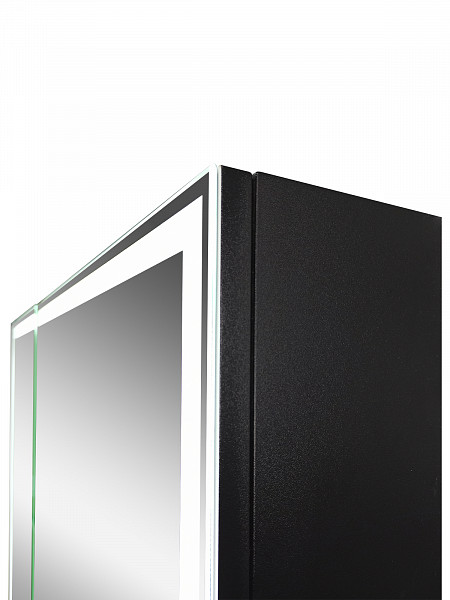 Зеркало-шкаф Континент "Mirror Box black Led" 1000х800