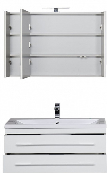 Мебель для ванной Aquanet Верона 100 белый (раковина Нота 158753) 00175467