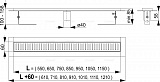 Душевой лоток AlcaPlast APZ2001-850 Водоотводящий желоб