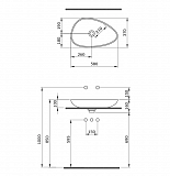 Раковина Bocchi Etna 1114-005-0125 черная