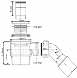 Сифон  McAlpine CD-HC26-85