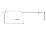 Мойка для кухни Aquaton Верона прямоугольная с крылом латте 1A710032VR260