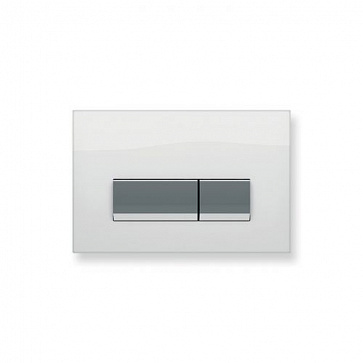 Панель смыва KOLLER POOL для инсталляции Alcora ST 1200 INTEGRO WHITE GLASS