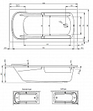 Акриловая ванна Riho Future XL 190x90 B075001005