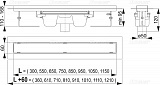 Душевой лоток AlcaPlast APZ1006-950 Professional Водоотводящий желоб