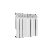 Радиатор алюминиевый Delta Plus 500 8 секций Qну=1072 Вт RAL 9016 (белый) Ogint .