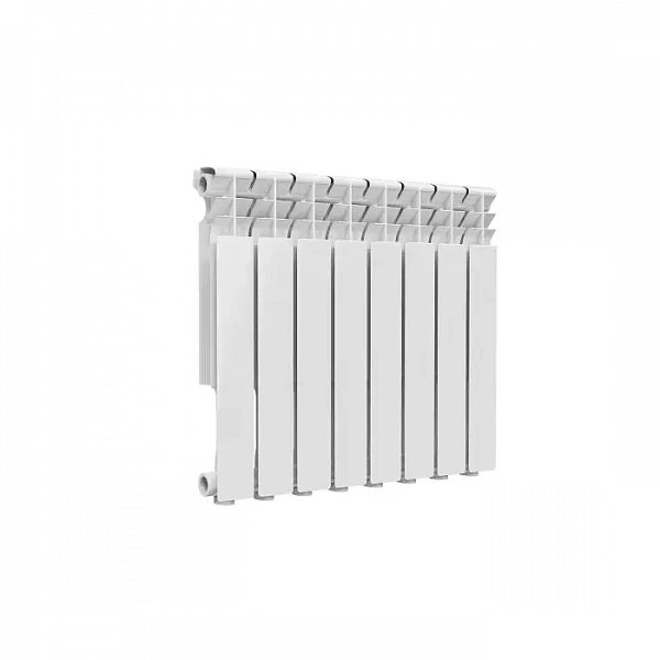 Радиатор алюминиевый Delta Plus 500 8 секций Qну=1072 Вт RAL 9016 (белый) Ogint .