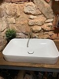 Накладная раковина  Fluenta Round Washbasin в комплекте с донным клапаном Pestan