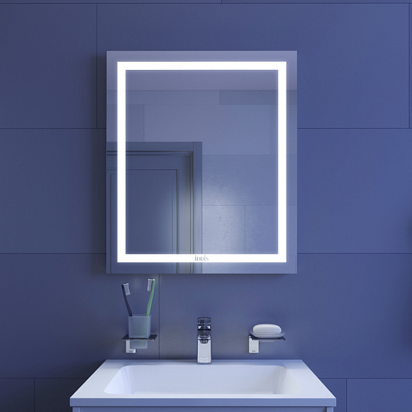 Зеркало с подсветкой и термообогревом, 60 см, Zodiac, IDDIS, ZOD60T0i98