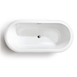 Ванна акриловая AZARIO TOUR 1800x900x600, свободностоящая, в комплекте с сифоном и металлической рамой, белая (TOU18090)