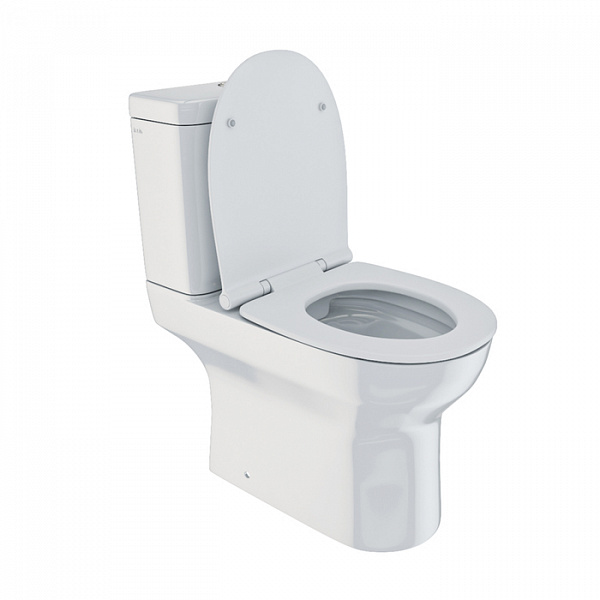 Унитаз-компакт, безободковый,  Drum, DRU2DSEi24, IDDIS