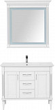 Комплект мебели для ванной Aquanet Селена 105 белый/серебро (3 ящика, 2 дверцы) 00233129