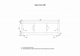 Экран для ванны раздвижной Style Line Глен 140 см СС-00000526